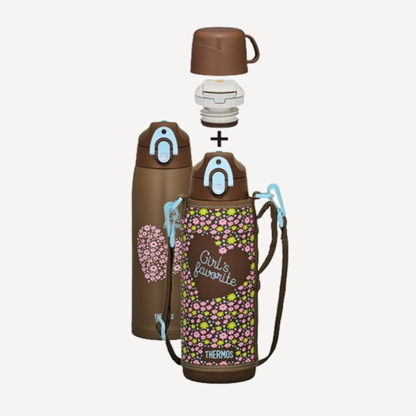 Термос Thermos FFR-1004 WF 1L (Brown Flower, +24h/-24h)